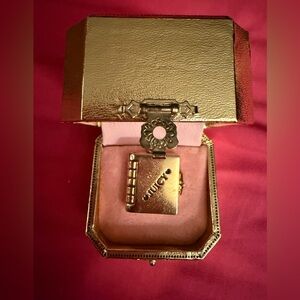 Juicy Couture Limited Edition Book Charm – Hinged Opening Charm Pendant w/ Box